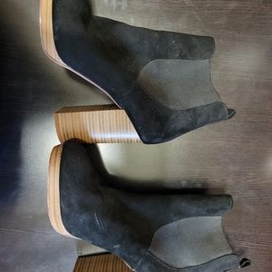 8.5 heel boots black
